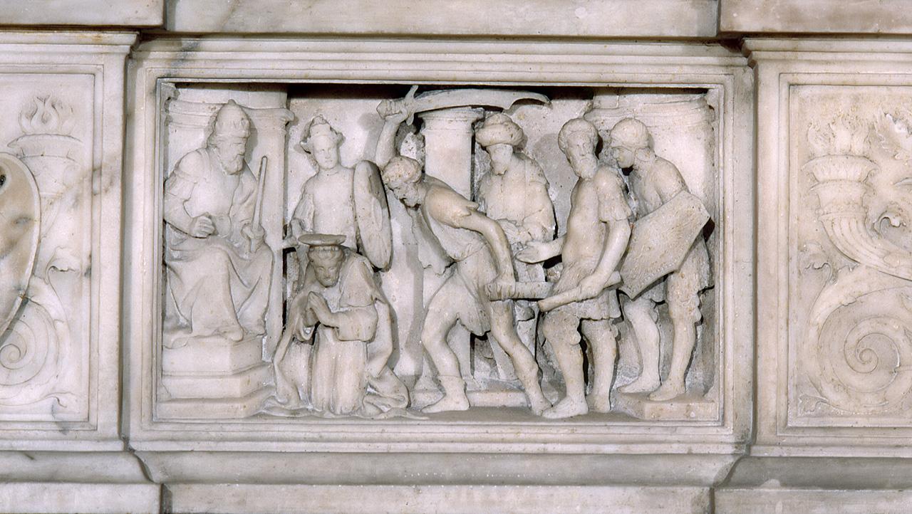 martirio di San Matteo (rilievo) di Contucci Andrea detto Andrea Sansovino (e aiuti), Silvani Gherardo (cerchia) (sec. XV)