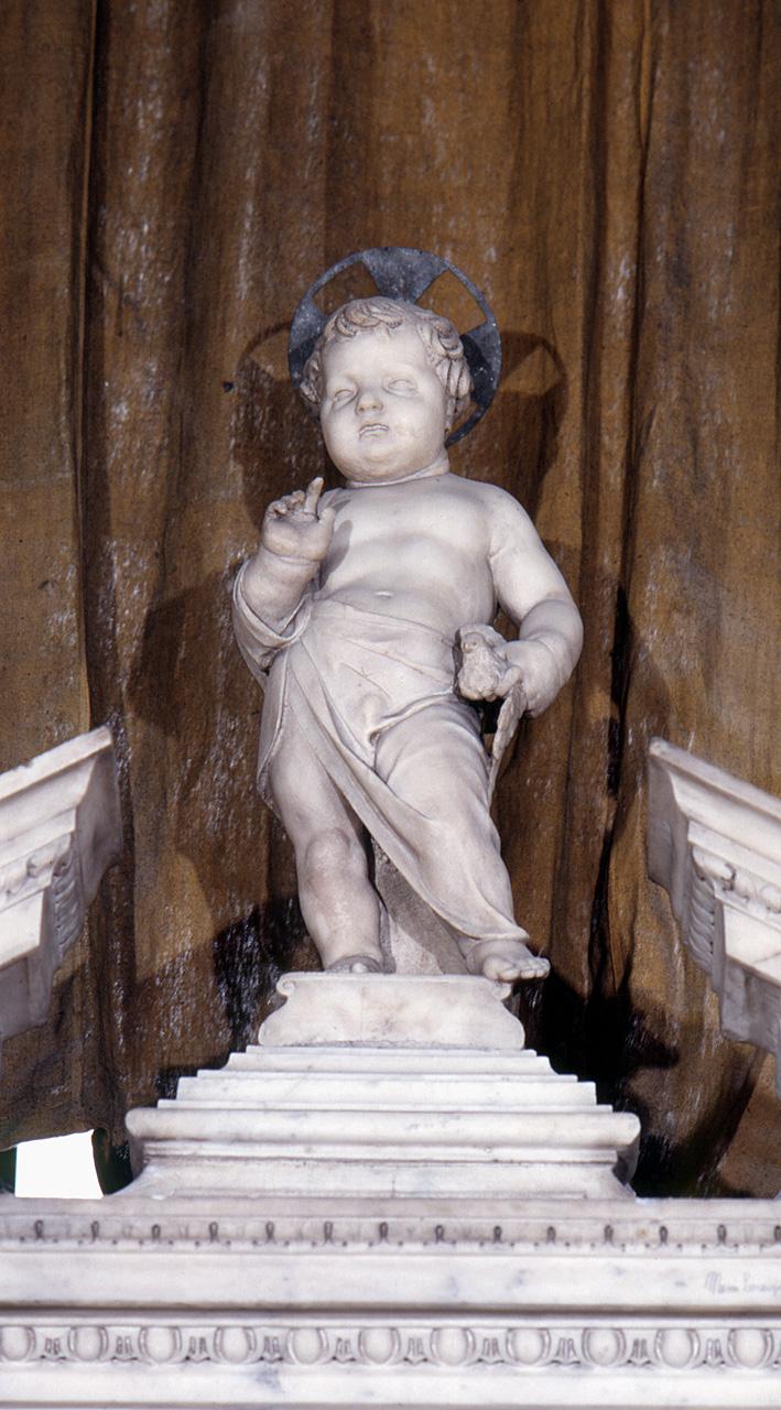 Gesù Bambino benedicente (statua) di Contucci Andrea detto Andrea Sansovino (e aiuti), Silvani Gherardo (cerchia) (sec. XV)