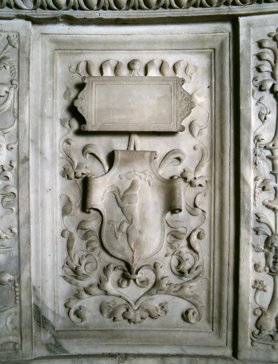stemma gentilizio della famiglia Corbinelli (rilievo) di Contucci Andrea detto Andrea Sansovino (e aiuti), Silvani Gherardo (cerchia) (sec. XV)