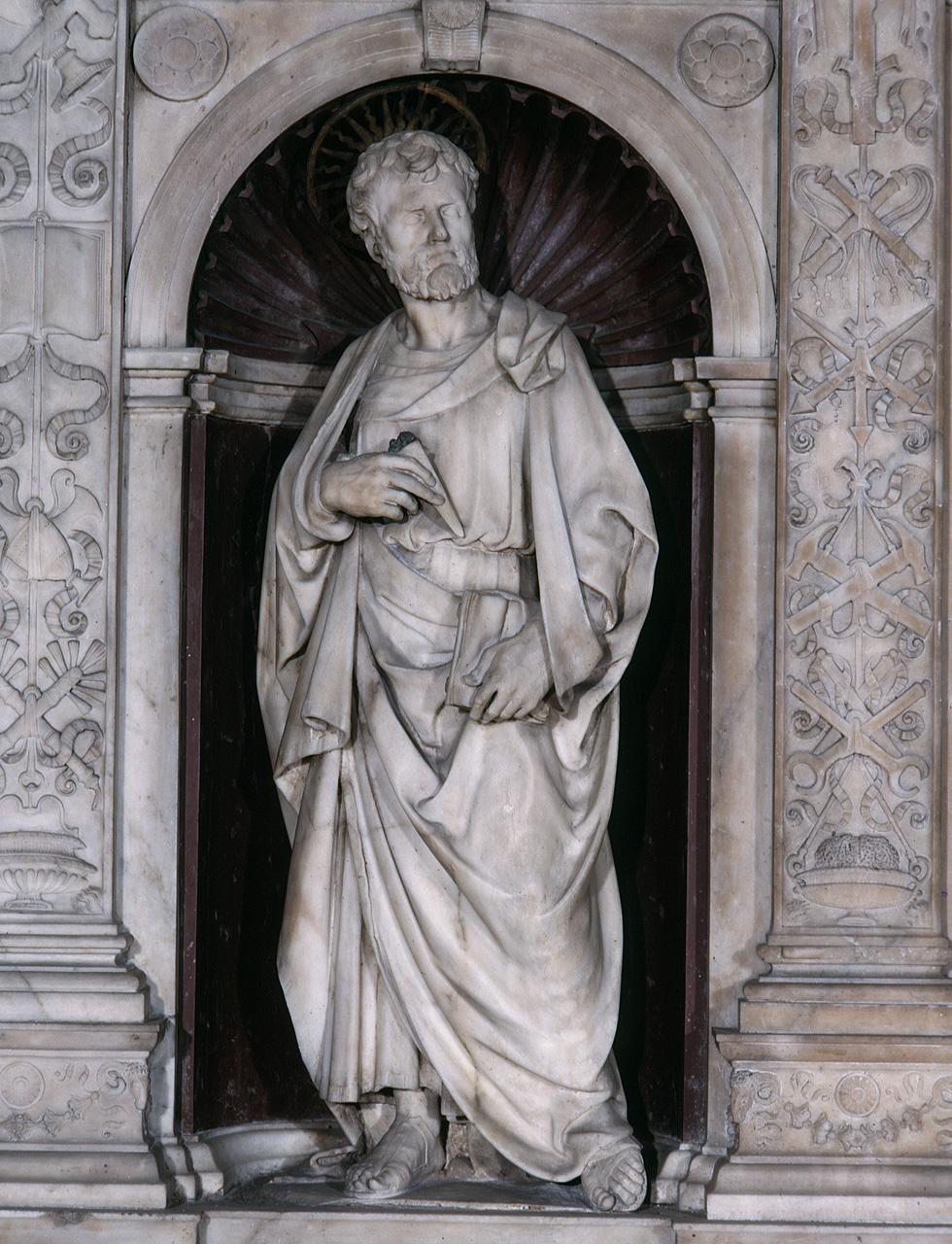 San Matteo (statua) di Contucci Andrea detto Andrea Sansovino (e aiuti), Silvani Gherardo (cerchia) (sec. XV)