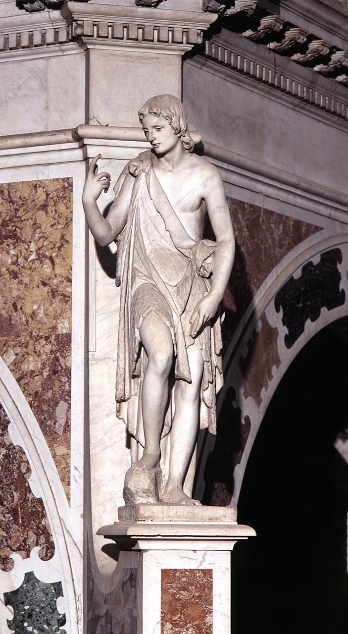 San Giovanni Battista (statua) di Silvani Gherardo - produzione fiorentina (secc. XVI/ XVII)