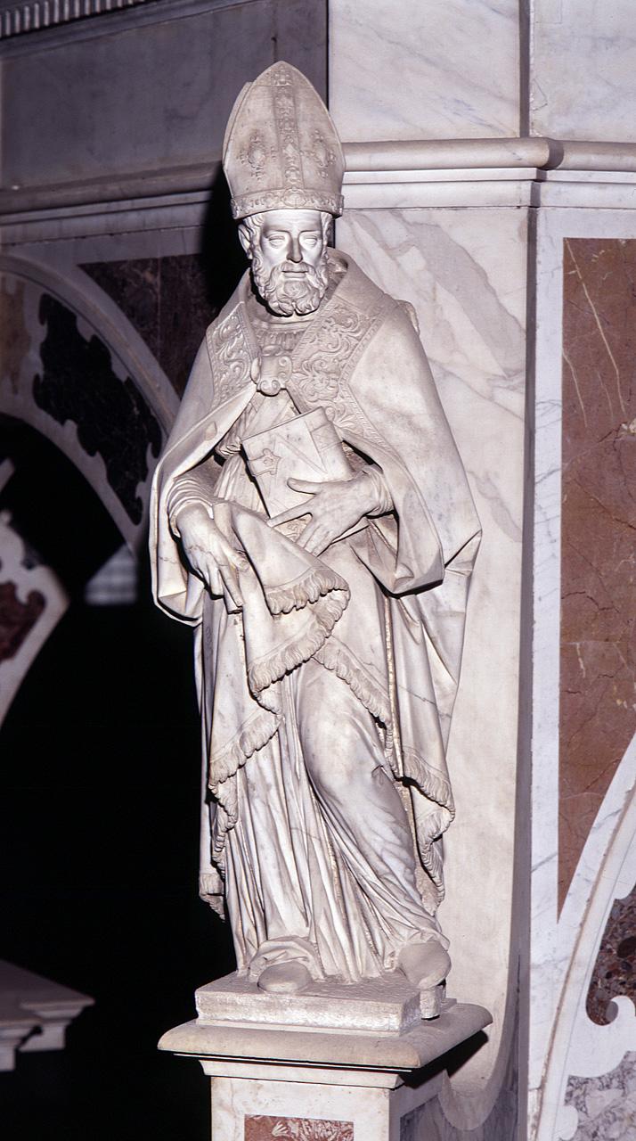 Sant'Agostino (statua) di Caccini Giovan Battista (bottega) - produzione fiorentina (secc. XVI/ XVII)