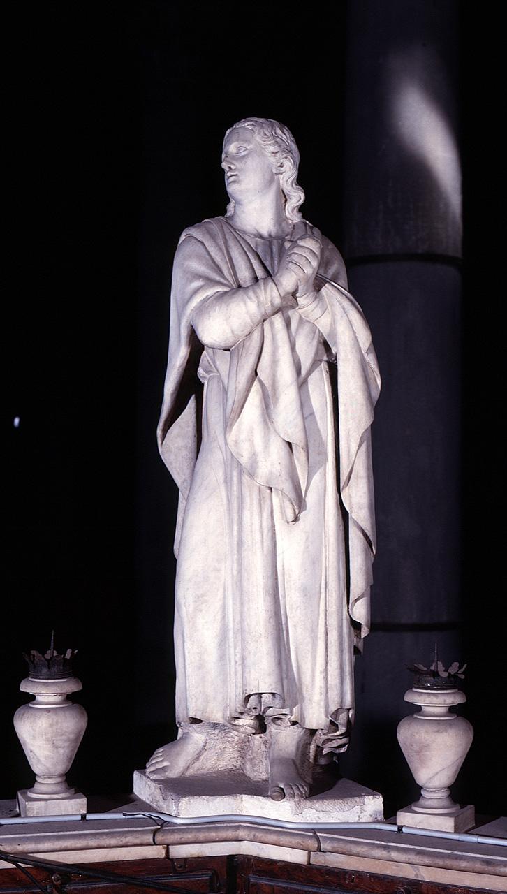 San Giovanni Evangelista (statua) di Caccini Giovan Battista (bottega) - produzione fiorentina (secc. XVI/ XVII)