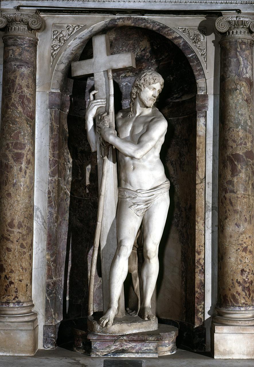 Cristo portacroce (statua) di Landini Taddeo (sec. XVI)