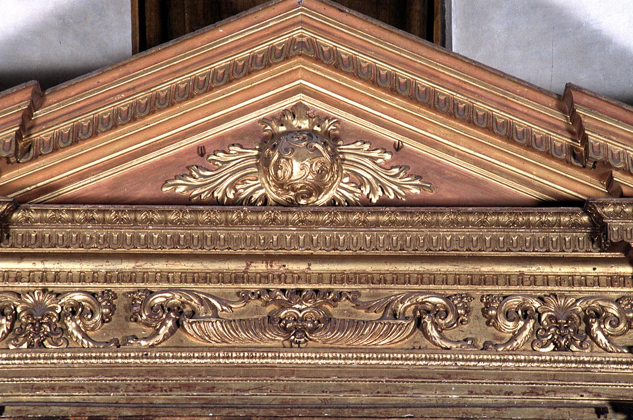cornice - manifattura fiorentina (secondo quarto sec. XVI)