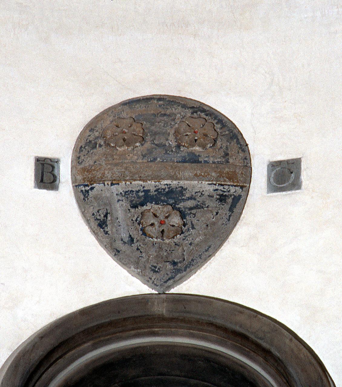 stemma gentilizio della famiglia Segni (rilievo) - produzione toscana (seconda metà sec. XV)