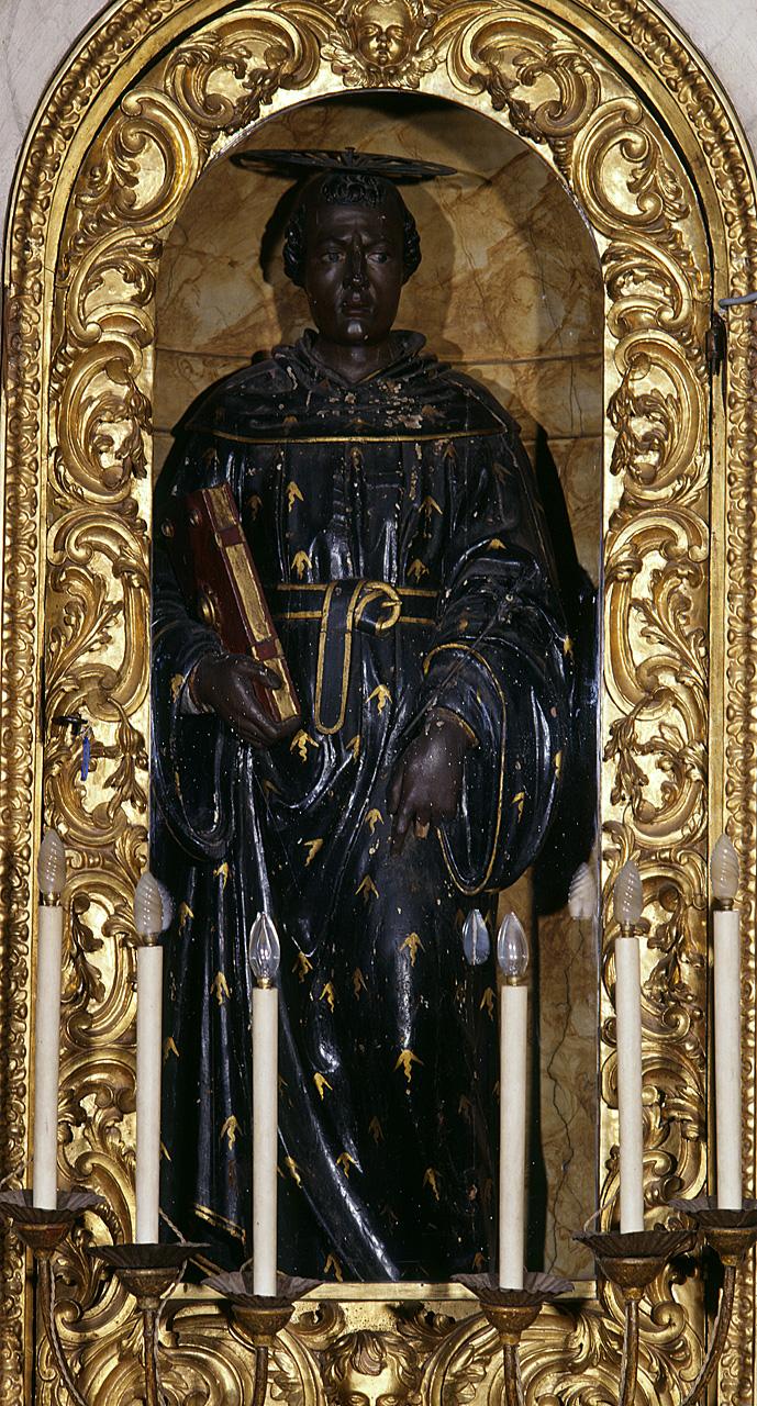 San Nicola da Tolentino (statua) di Giovanni d'Alessio detto Nanni Unghero (sec. XVI)