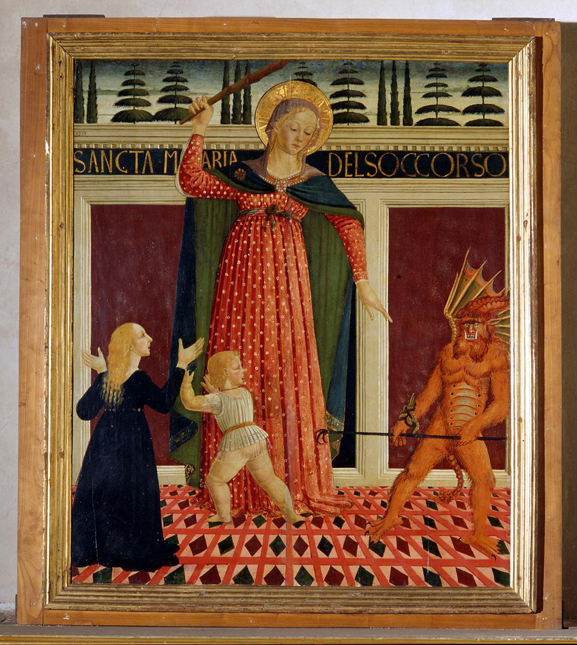 Madonna del Soccorso (dipinto) di Maestro della Natività Johnson (sec. XV)
