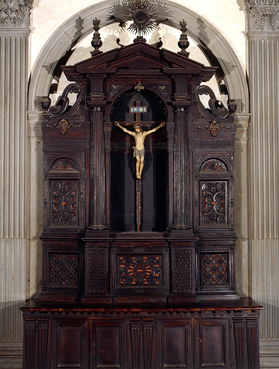 armadio da sacrestia - manifattura toscana (sec. XVI)