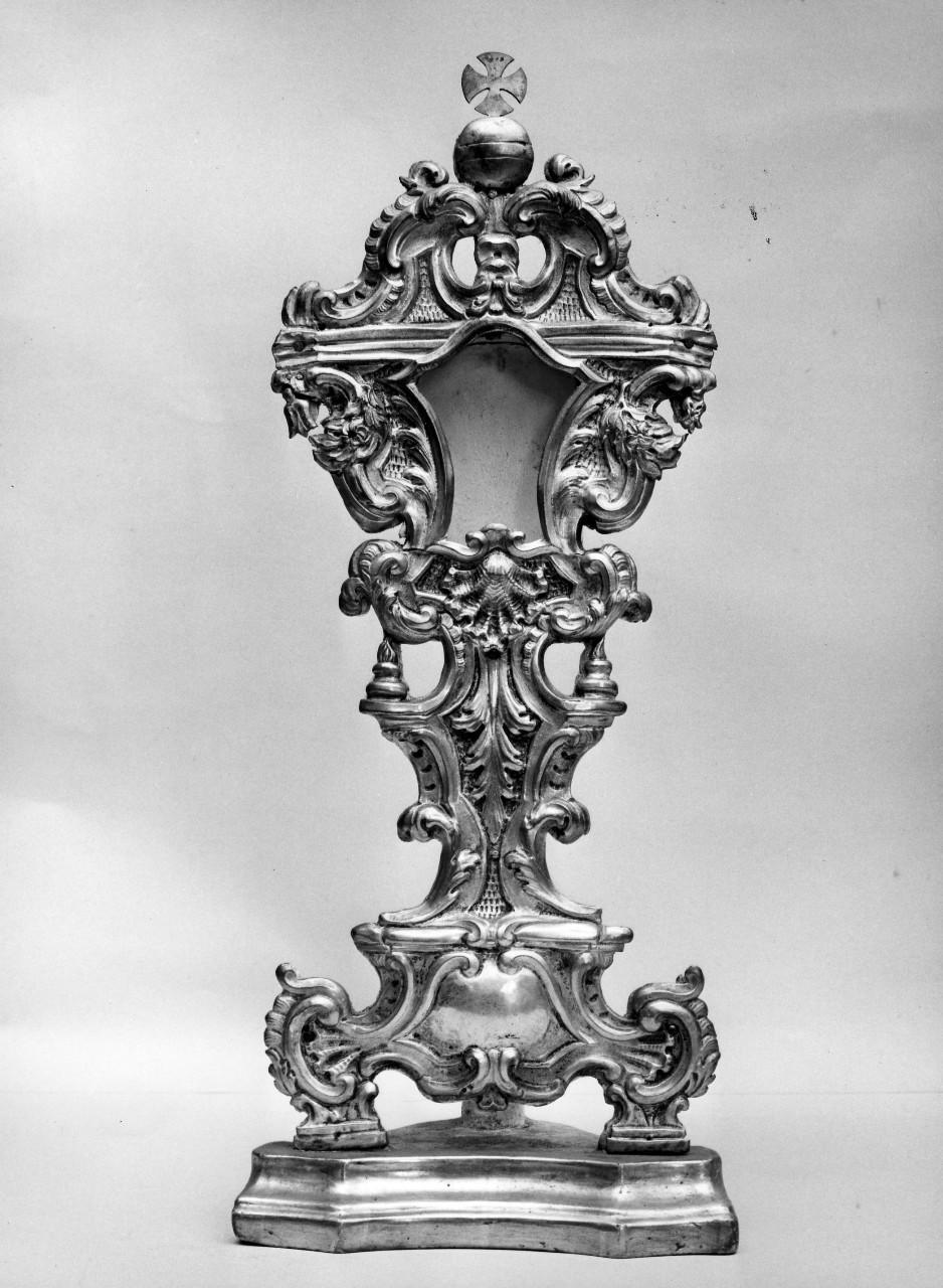 reliquiario - a ostensorio - manifattura toscana (seconda metà sec. XVIII)