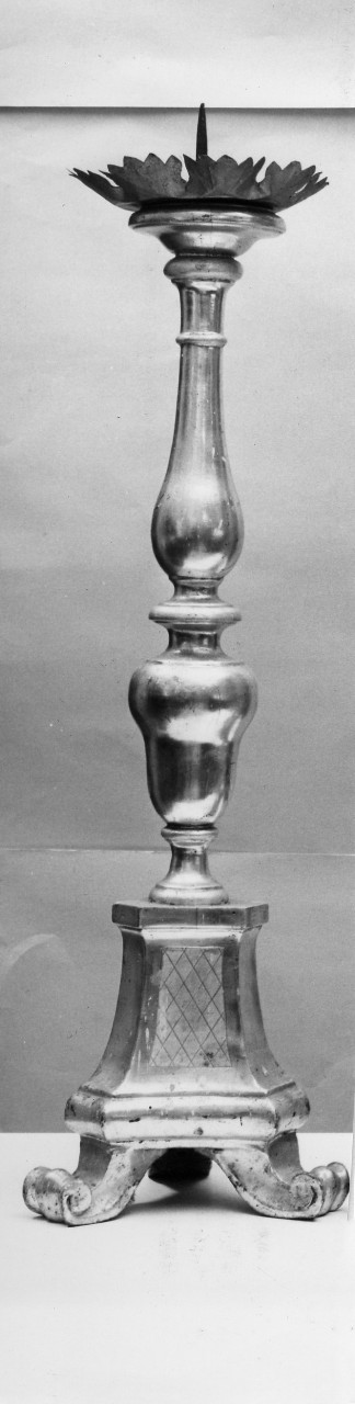 candeliere, coppia - manifattura toscana (sec. XIX)