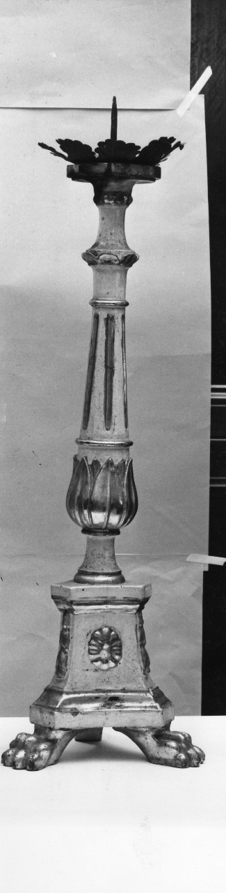 candeliere, coppia - manifattura toscana (sec. XIX)