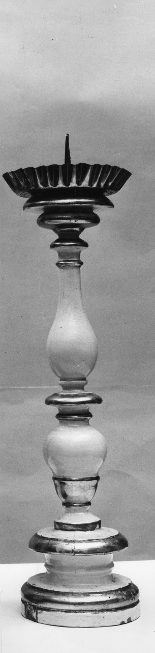 candeliere, coppia - manifattura toscana (sec. XIX)