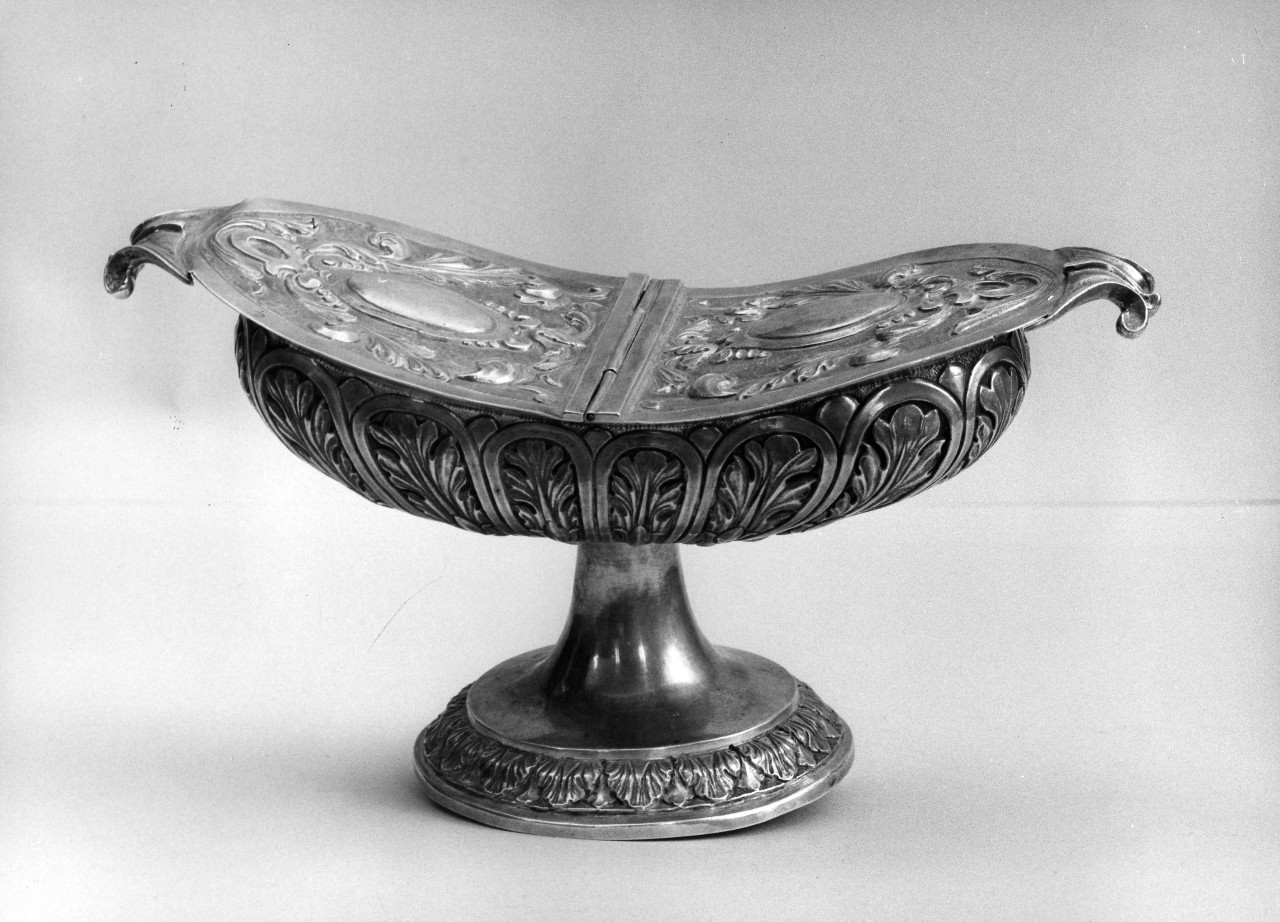 navicella portaincenso - manifattura toscana (sec. XIX)