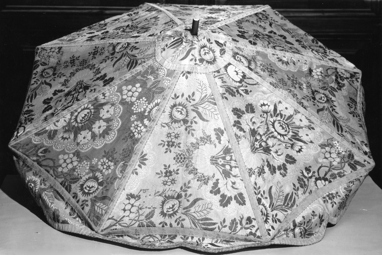 ombrellino processionale - manifattura italiana (secc. XVIII/ XIX)