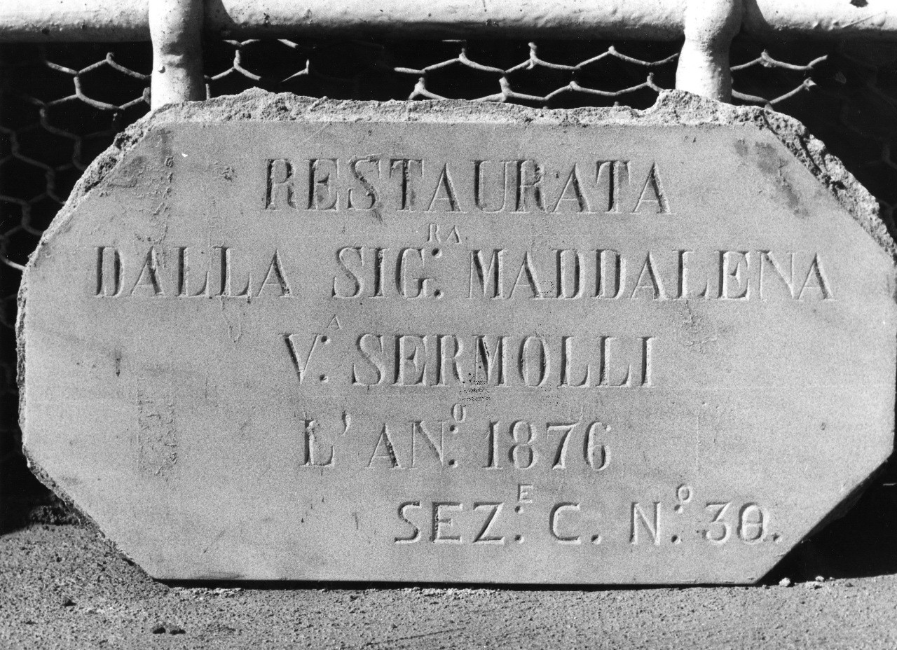 lapide - manifattura toscana (sec. XIX)