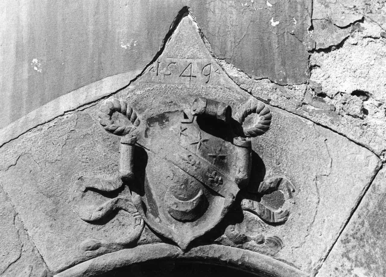 stemma gentilizio (rilievo) - manifattura toscana (sec. XVI)