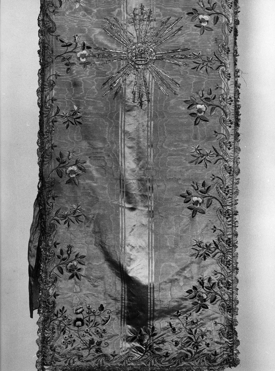 velo omerale - manifattura italiana (sec. XIX)