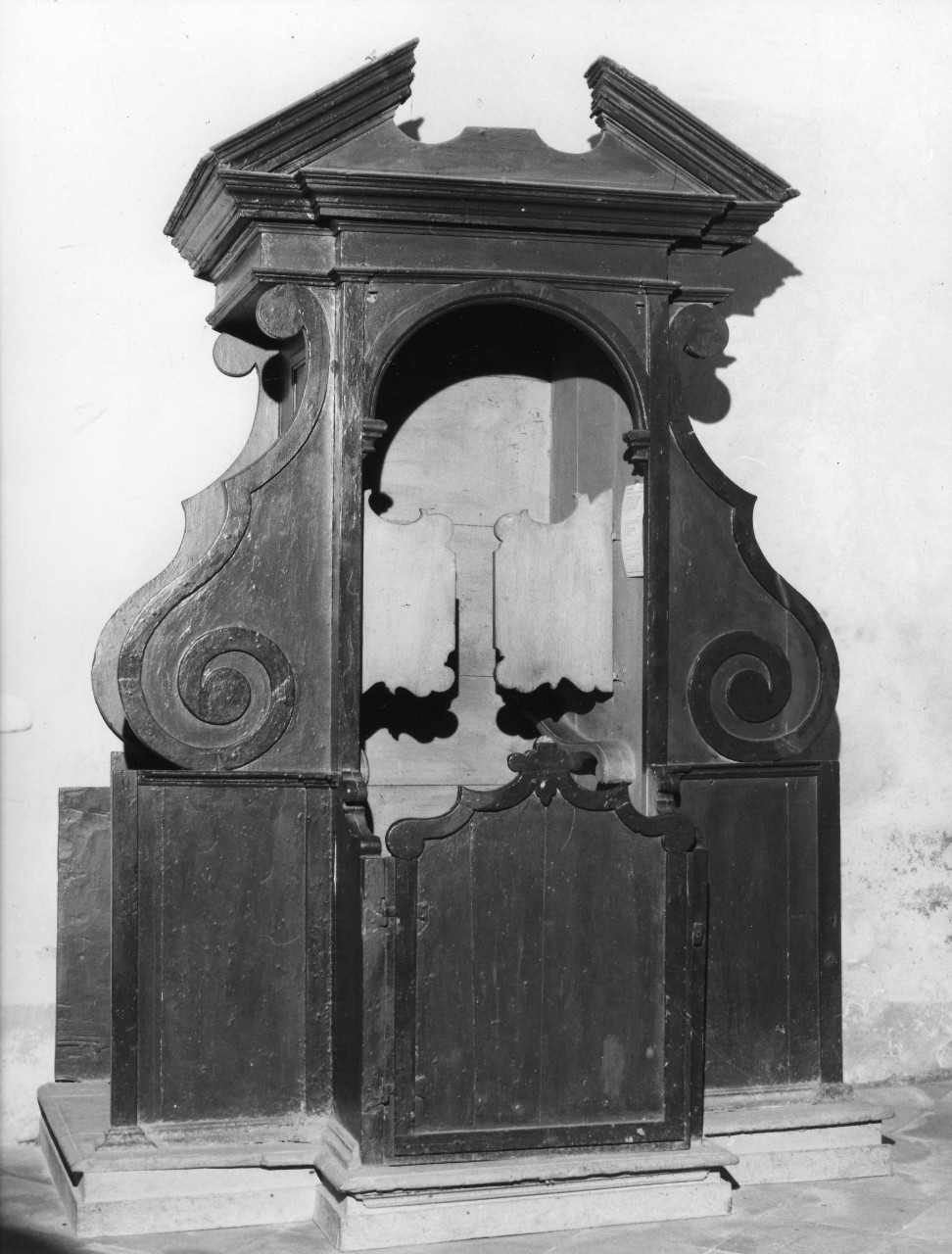 confessionale - bottega toscana (sec. XVIII)