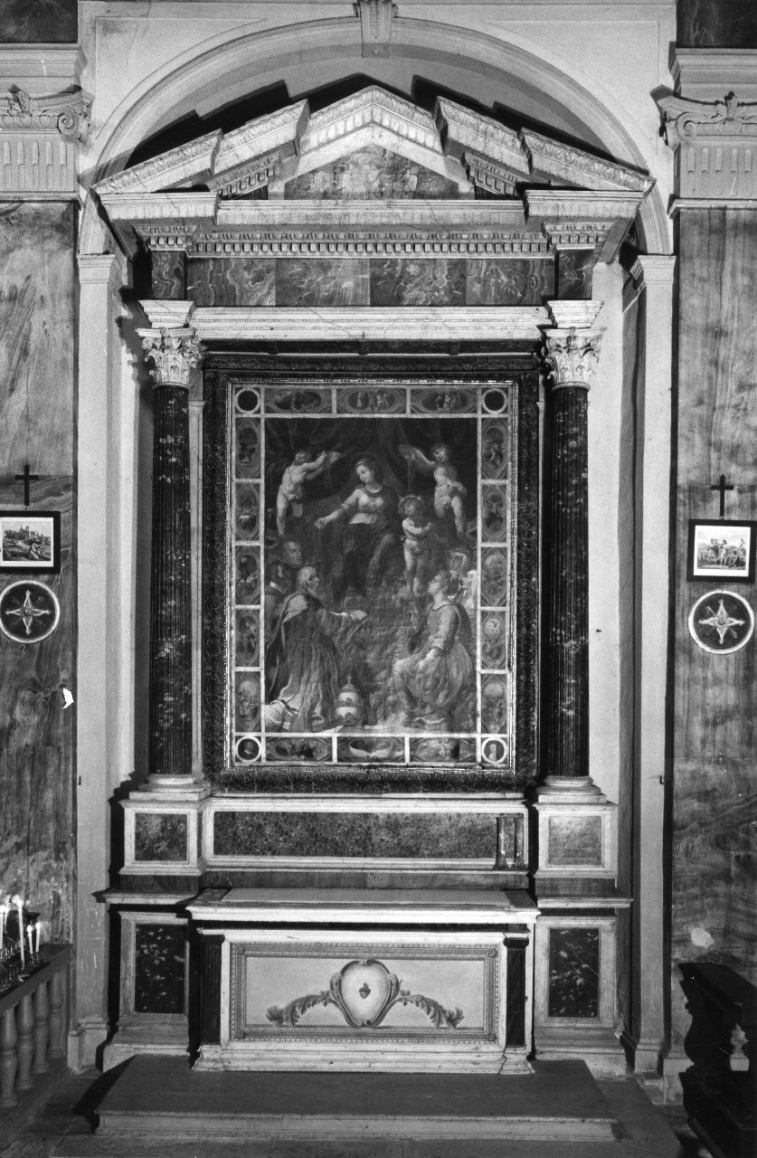 altare - a edicola - bottega toscana (fine/inizio secc. XVII/ XVIII)