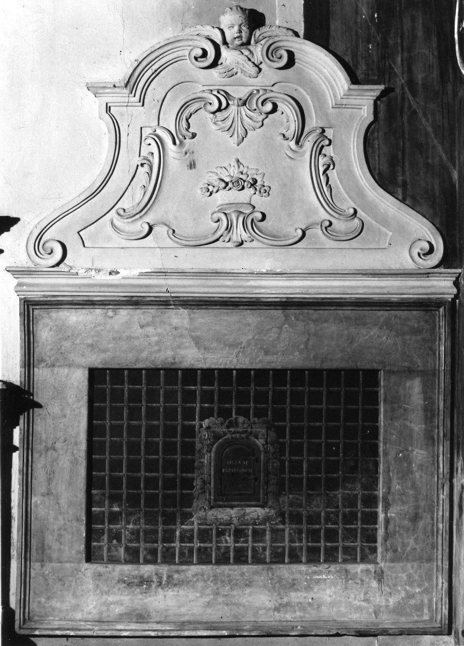 decorazione plastico-pittorica - bottega toscana (sec. XVII, sec. XVIII)