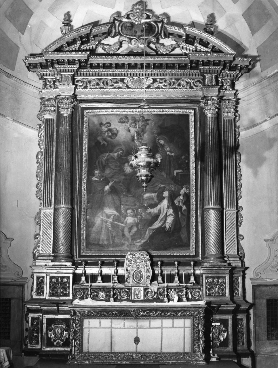 altare - a edicola - bottega toscana (fine sec. XVII)