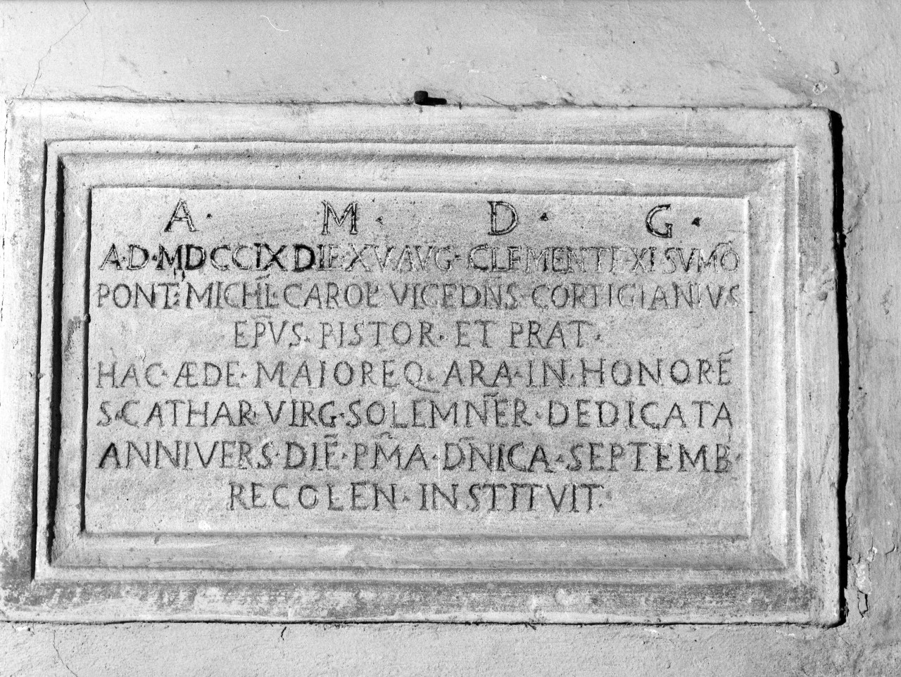 lapide - bottega toscana (sec. XVIII)