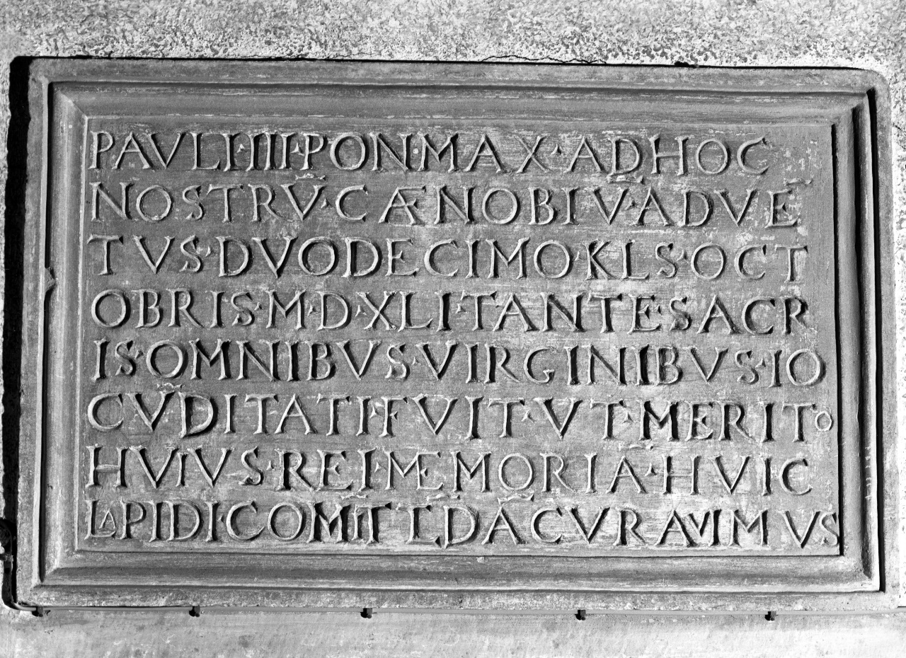 lapide - bottega toscana (sec. XVI)