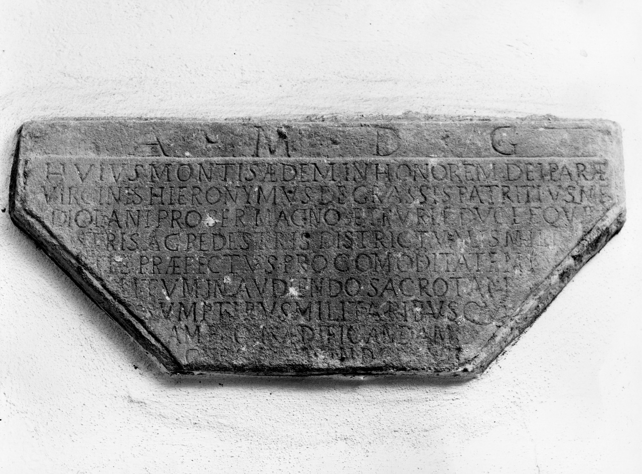 lapide - manifattura toscana (sec. XVII)