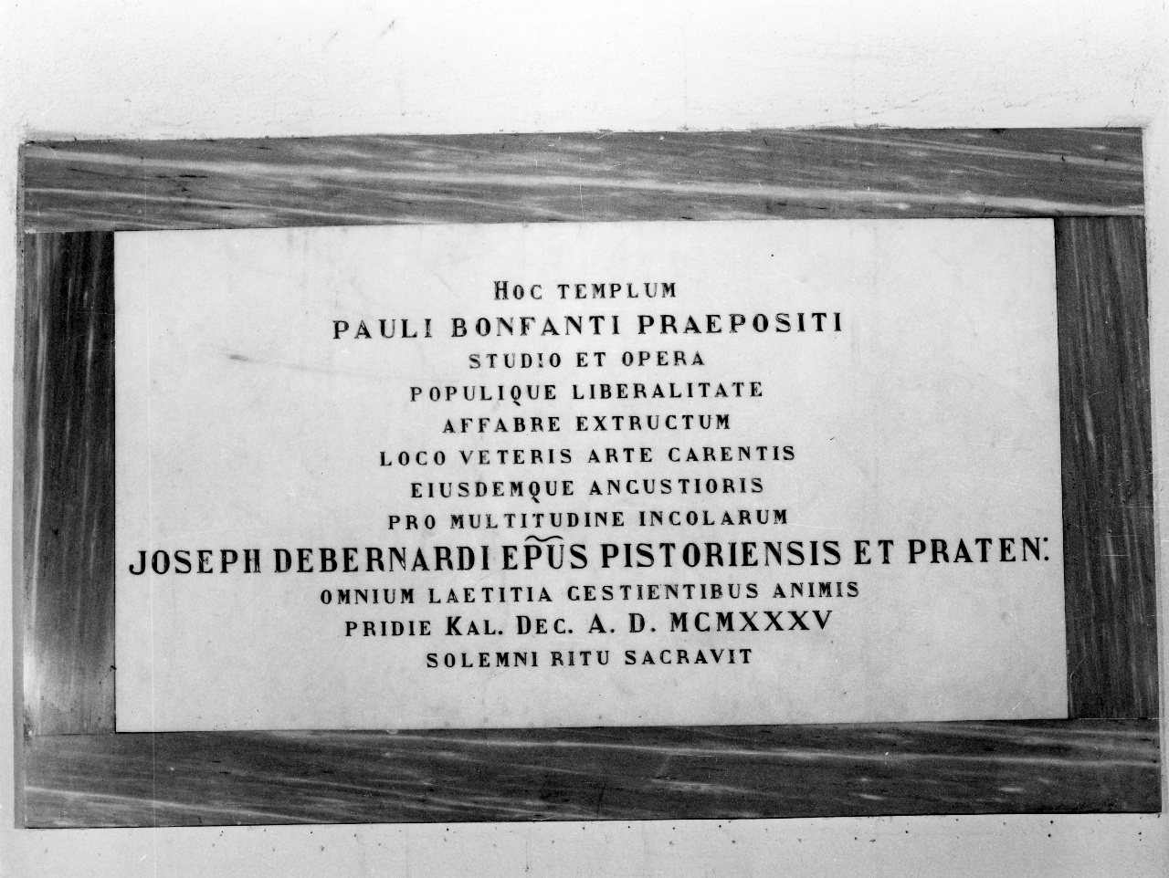 lapide - bottega toscana (sec. XX)