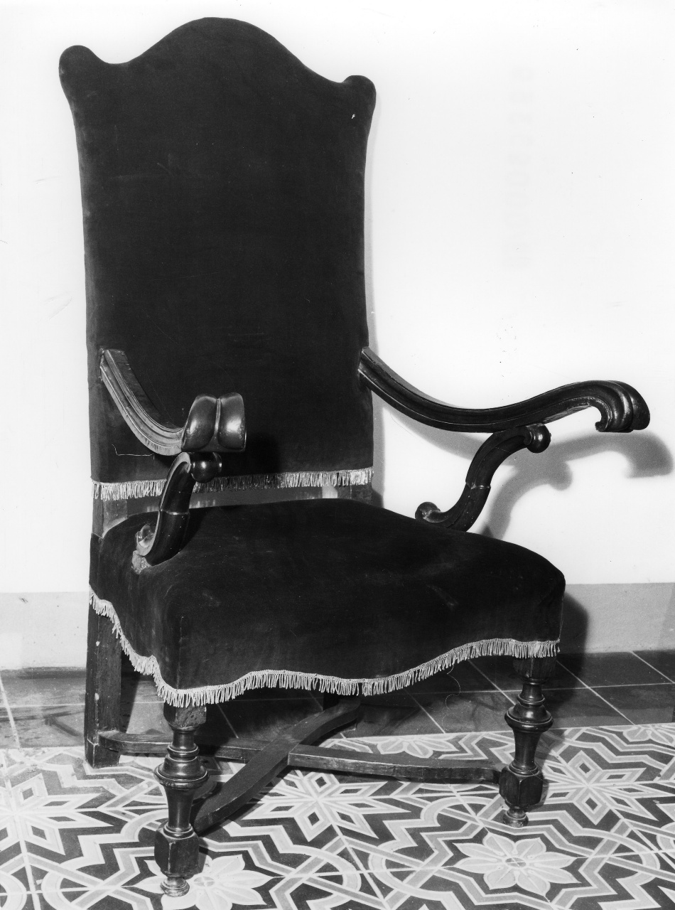 poltrona - bottega toscana (inizio sec. XVIII)