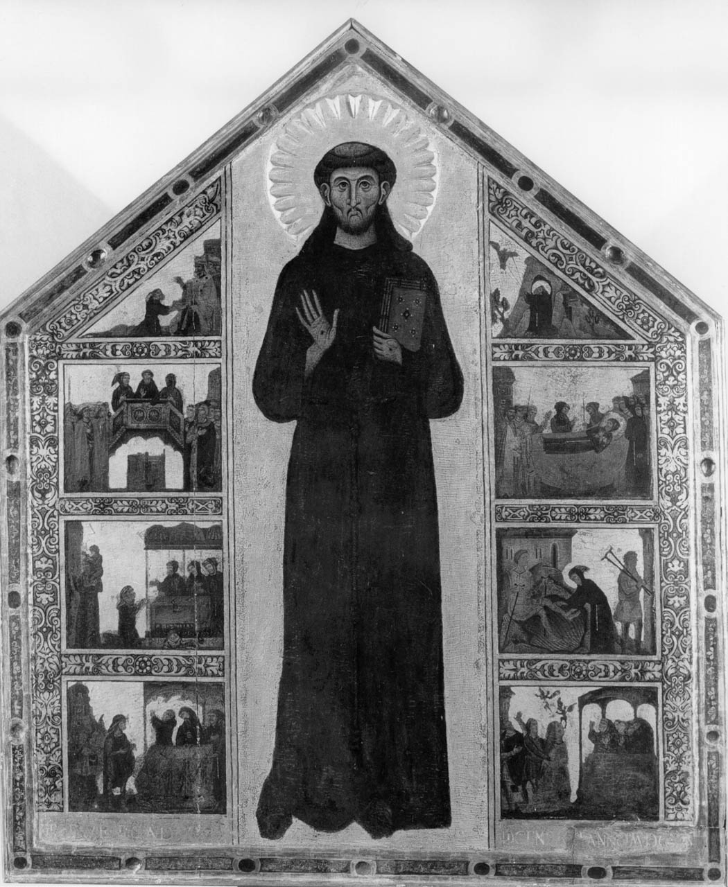 San Francesco d'Assisi (dipinto) di Maestro del Crocifisso n. 434 degli Uffizi, Maestro di S. Maria Primerana (sec. XIII)