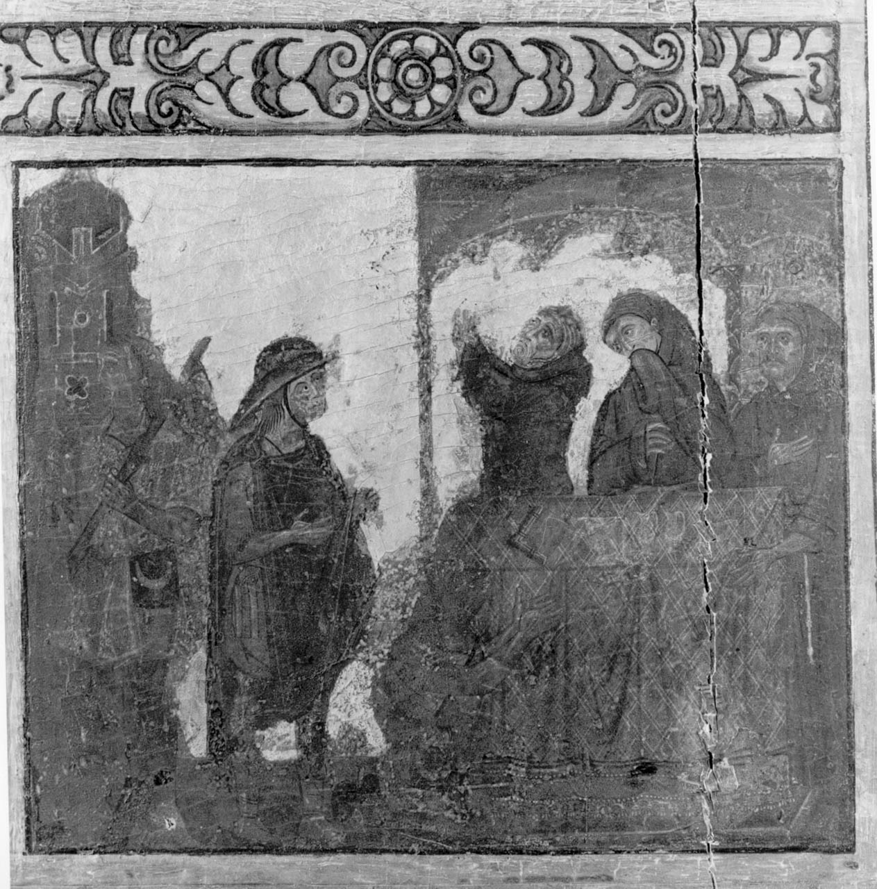 San Francesco d'Assisi guarisce lo storpio di Foligno (dipinto) di Maestro del Crocifisso n. 434 degli Uffizi, Maestro di S. Maria Primerana (sec. XIII)