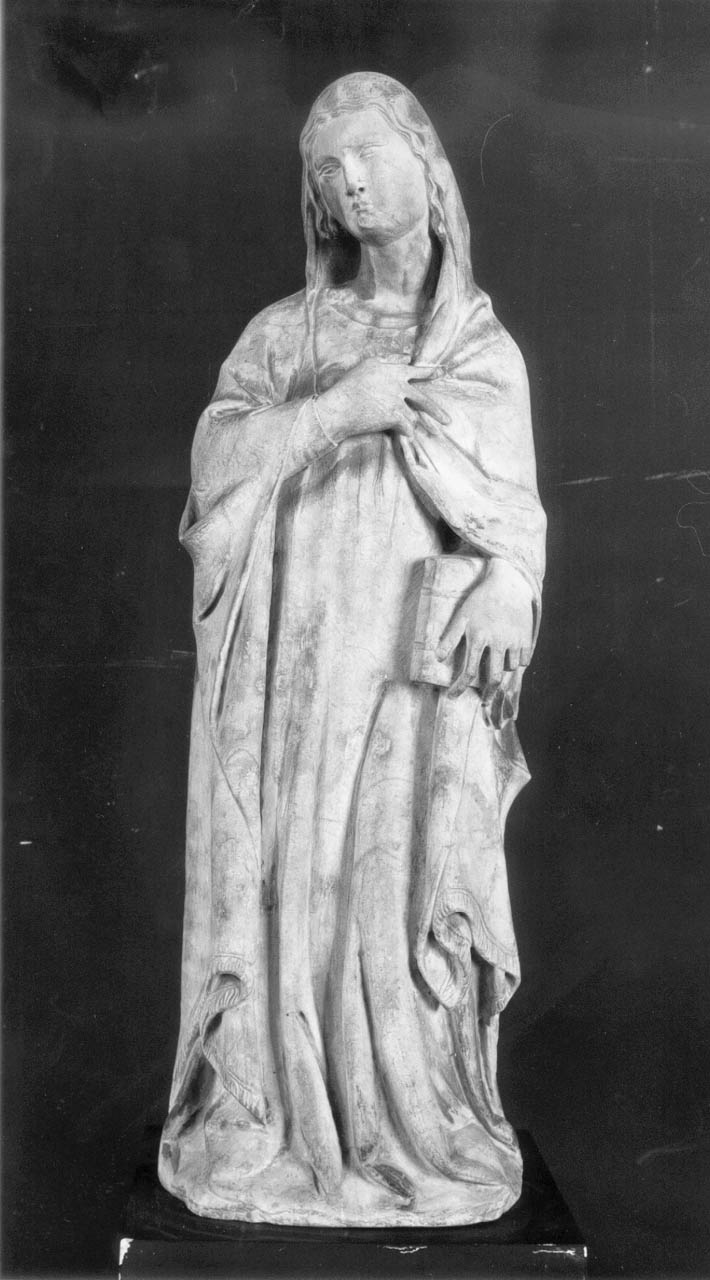 Madonna annunciata (scultura) di Tino di Camaino (cerchia) (primo quarto sec. XIV)