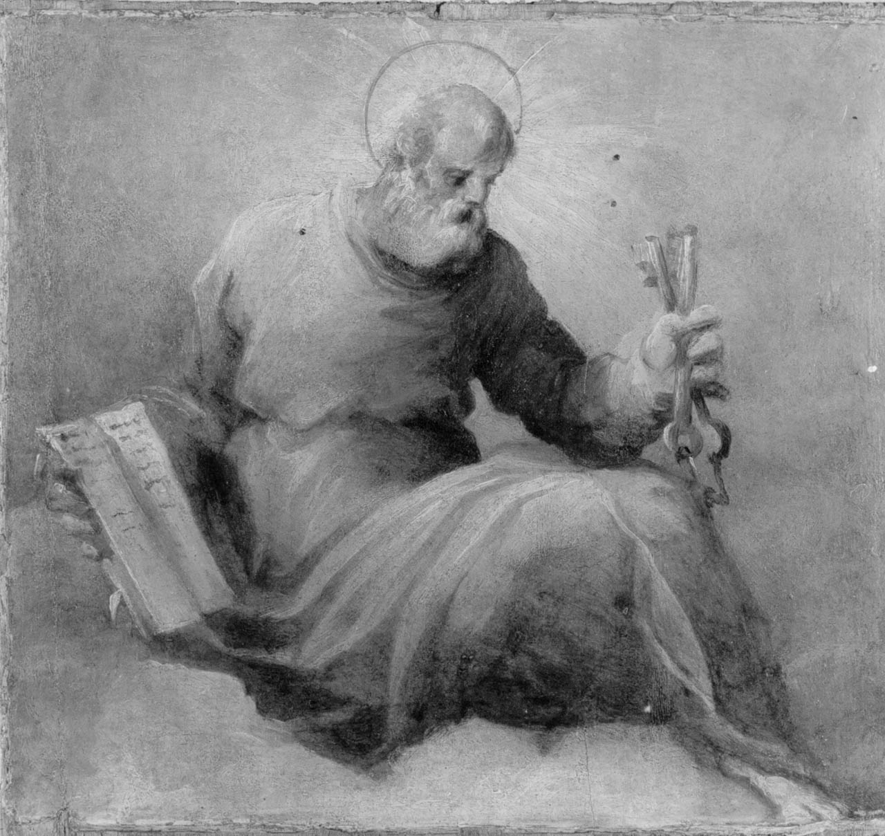 San Pietro (dipinto) di Naldini Giovanni Battista (sec. XVI)