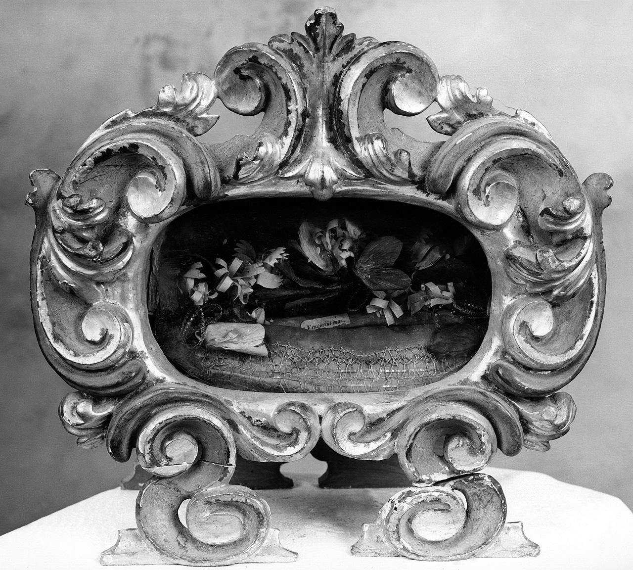 reliquiario - bottega toscana (seconda metà sec. XVII)