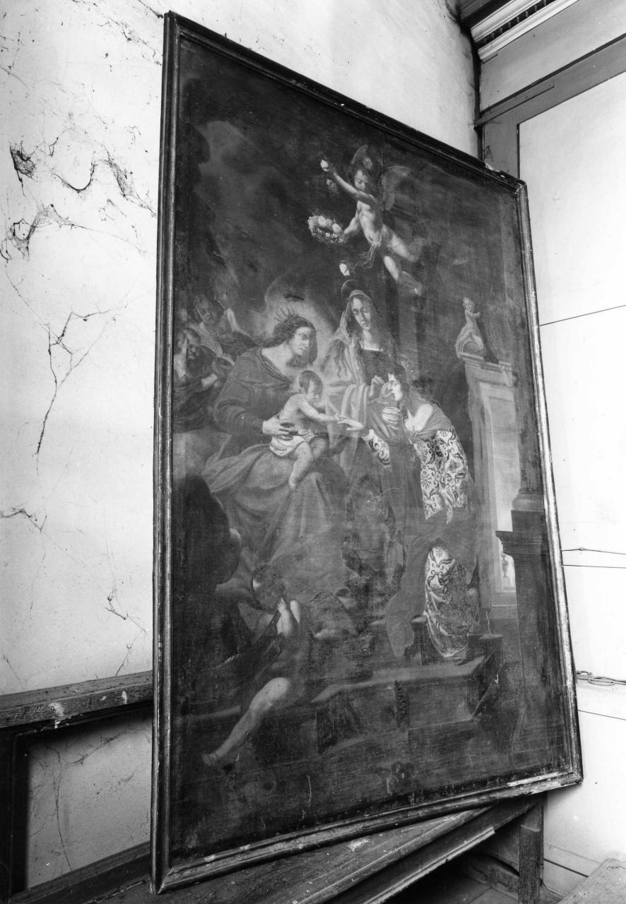 matrimonio mistico di Santa Caterina d'Alessandria (dipinto) di Lippi Pietro Paolo (sec. XVII)