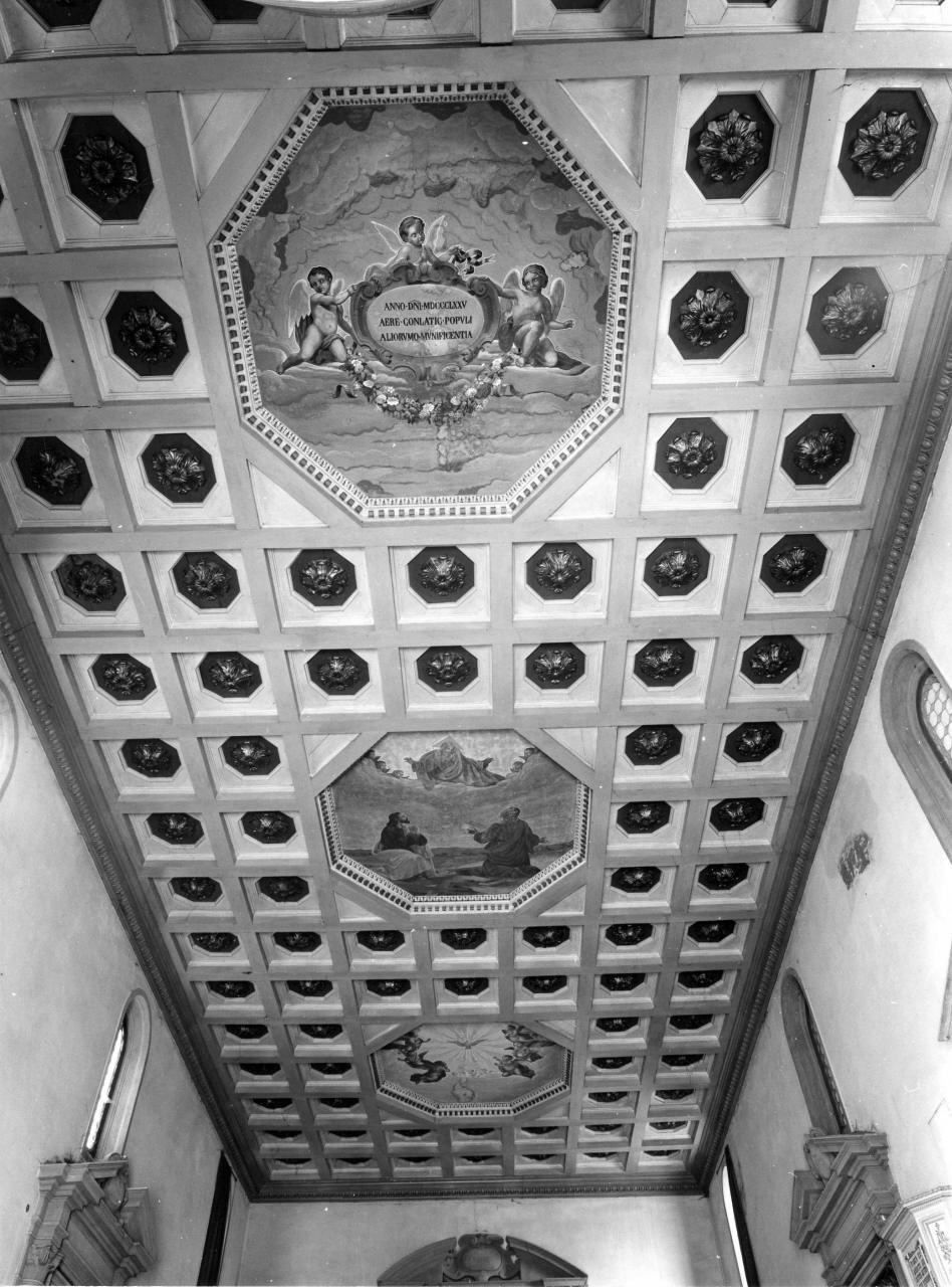 soffitto a cassettoni - bottega toscana (sec. XIX)