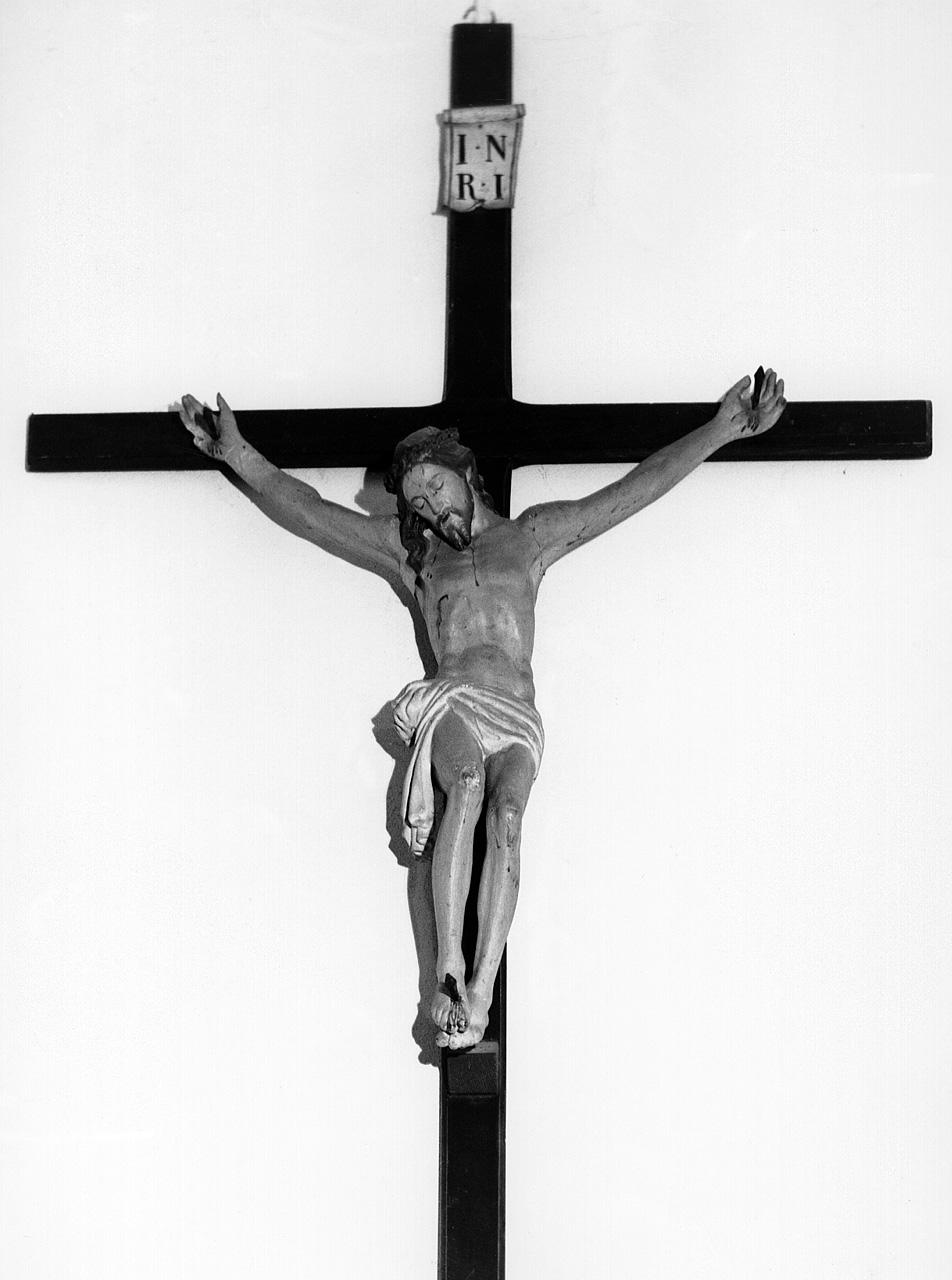 Cristo crocifisso (croce processionale) - bottega toscana (seconda metà sec. XIX)