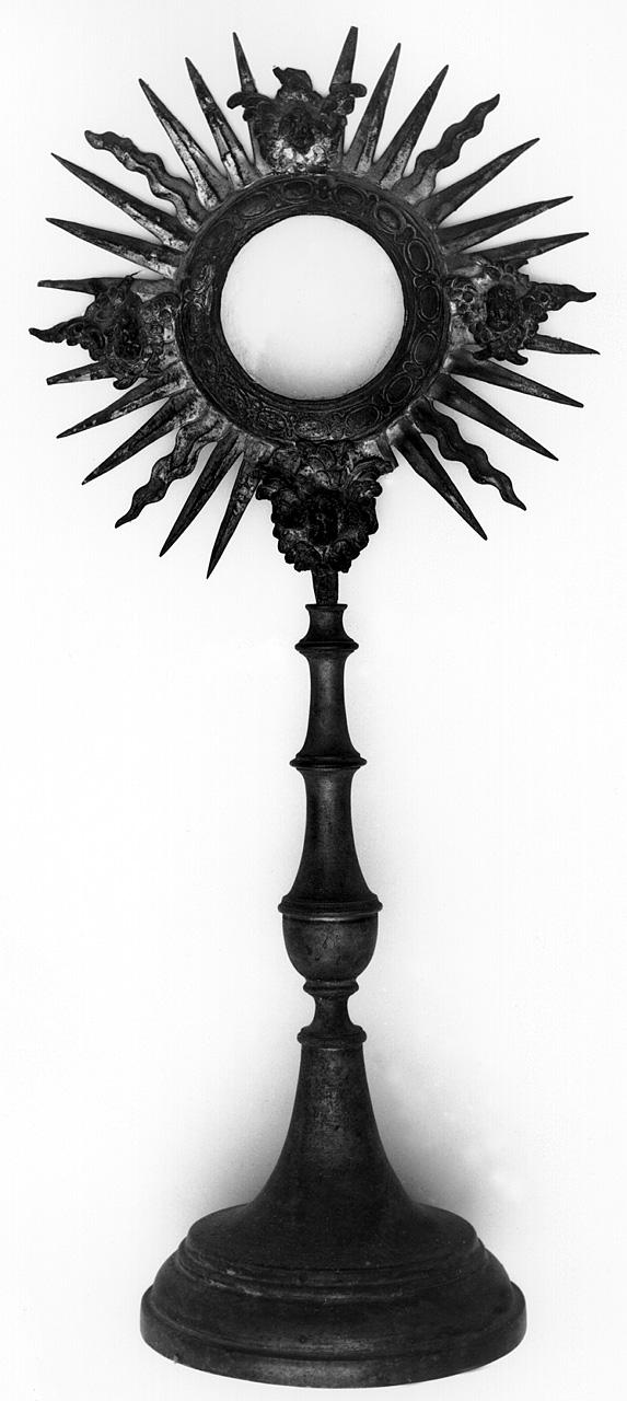 ostensorio - a raggiera - bottega toscana (sec. XVIII)