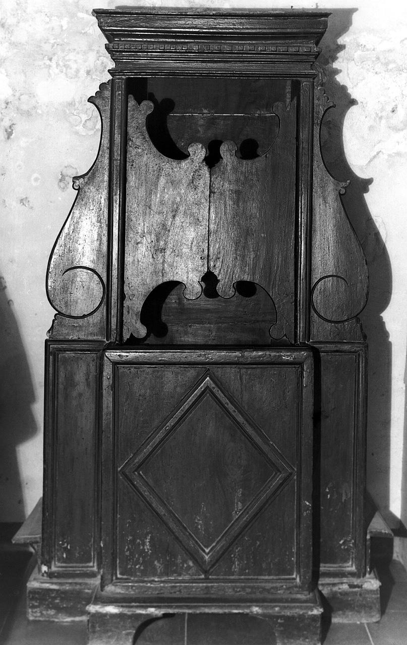 confessionale - bottega toscana (sec. XIX)