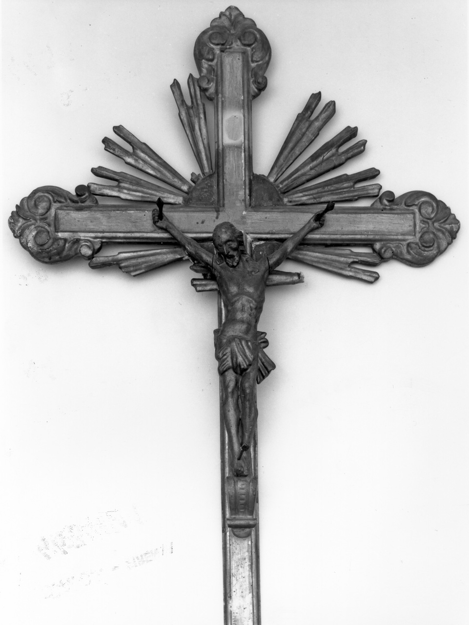 croce processionale - bottega toscana (sec. XVIII)