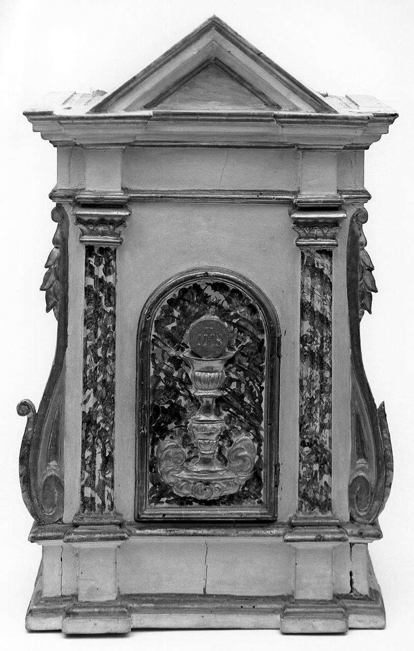 tabernacolo - a tempietto - bottega toscana (prima metà sec. XIX)