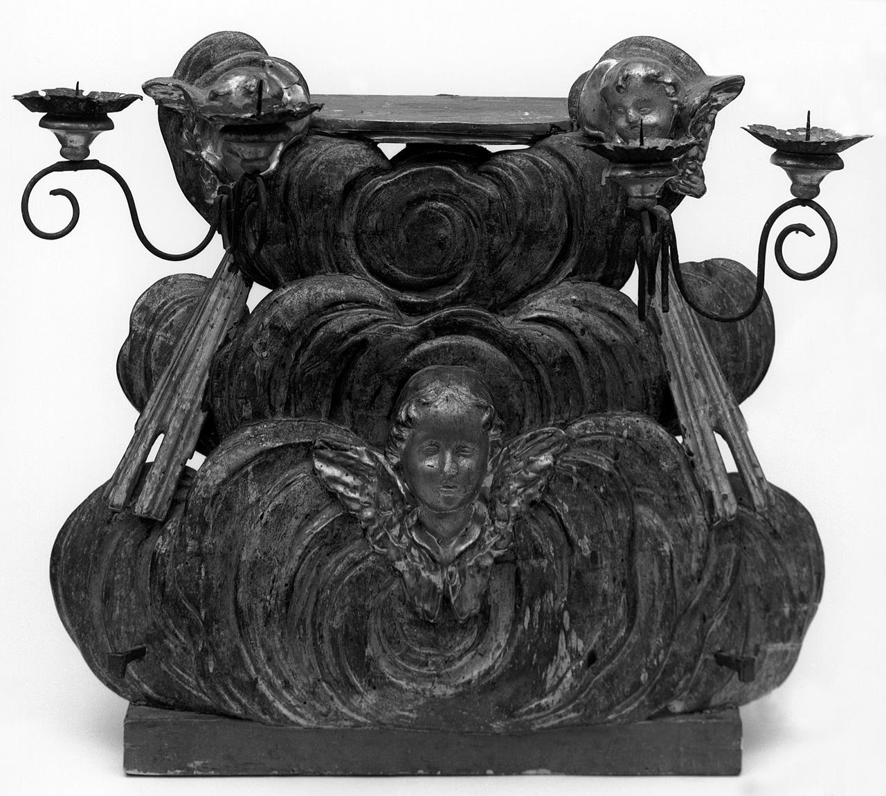 tronetto per esposizione eucaristica, frammento - bottega toscana (sec. XVIII)