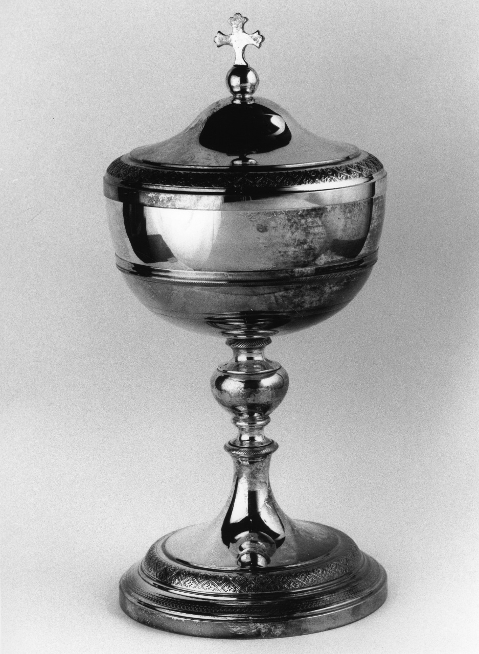 pisside - bottega toscana (fine/inizio secc. XIX/ XX)