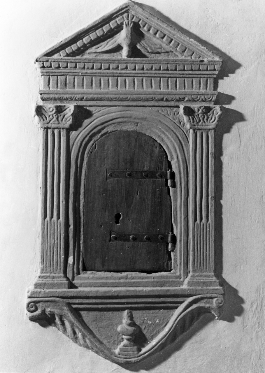 mostra di tabernacolo - bottega fiorentina (prima metà sec. XVI)