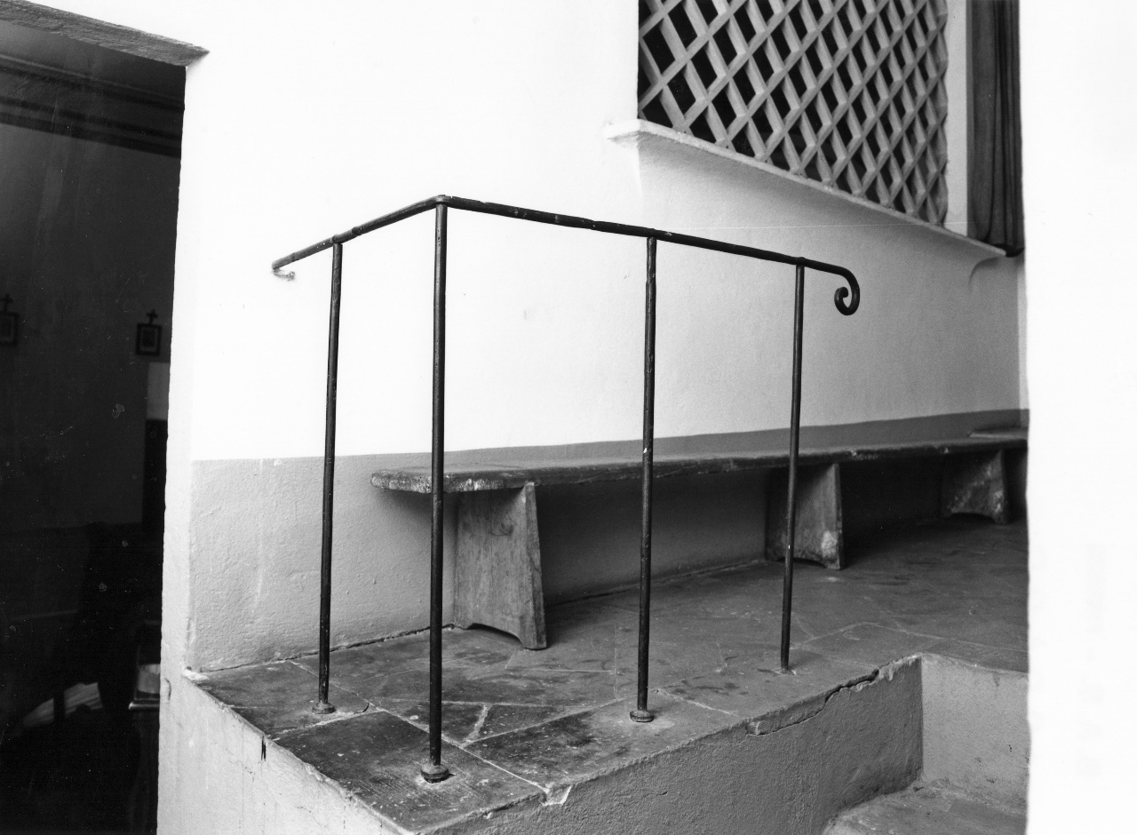 ringhiera - produzione toscana (primo quarto sec. XIX)