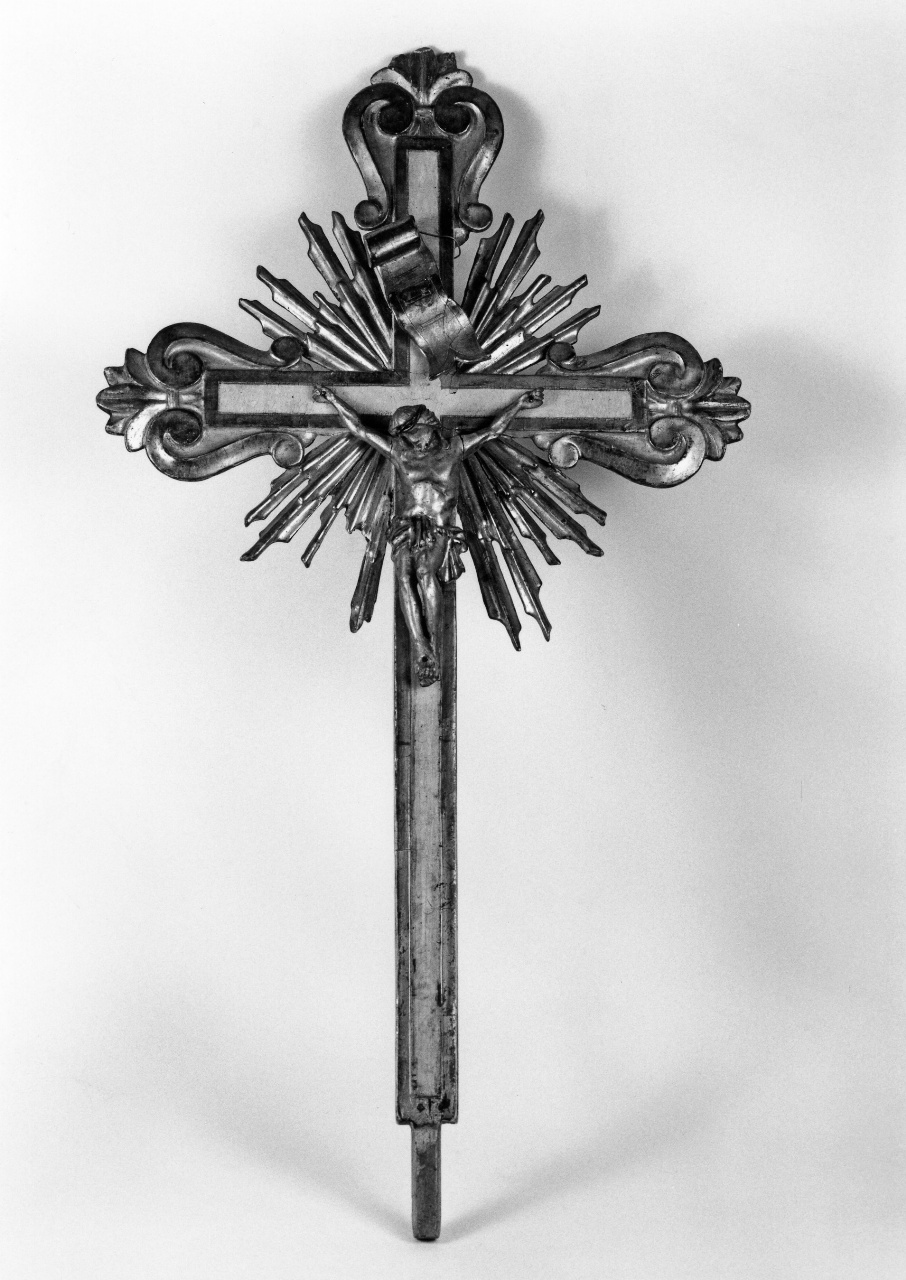 croce processionale - produzione toscana (primo quarto sec. XIX)