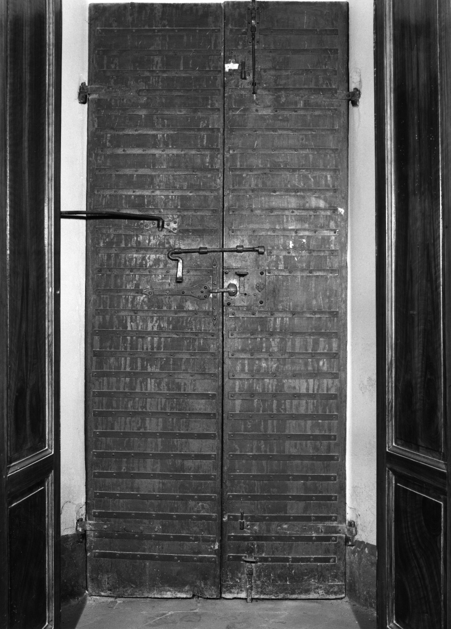 porta - a due battenti - produzione toscana (sec. XIX)