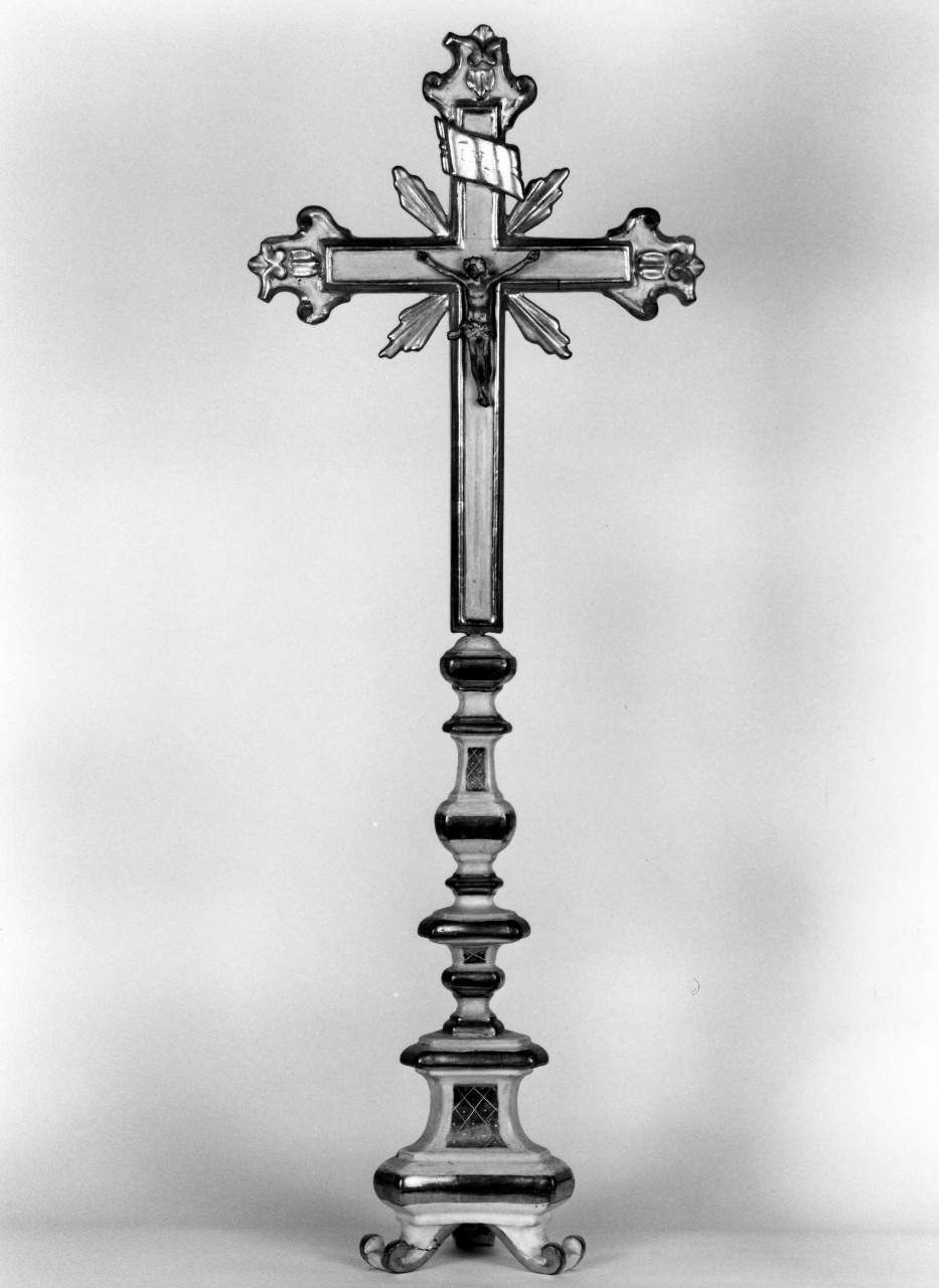Cristo crocifisso (croce d'altare) - produzione toscana (primo quarto sec. XIX)